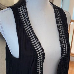 Happening in the present- open front cardigan